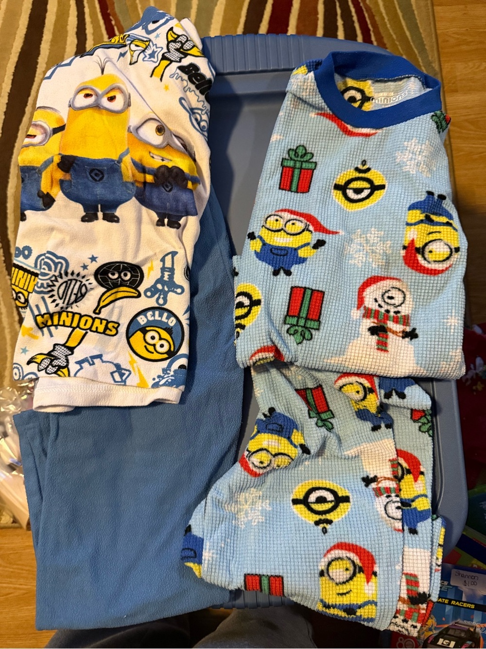 Minions Blue Kids Pajama Set - 2-Pair of Pajamas